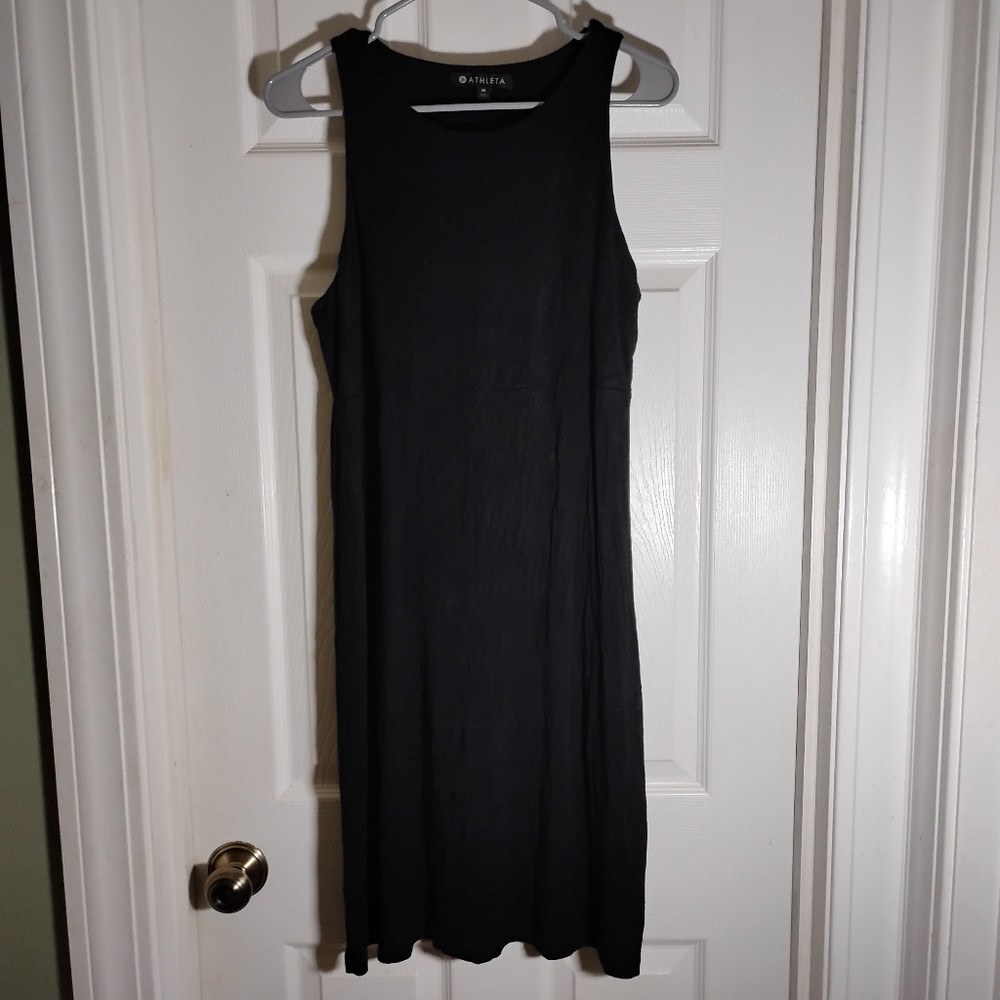 Athleta Black Athletic Tank Dress